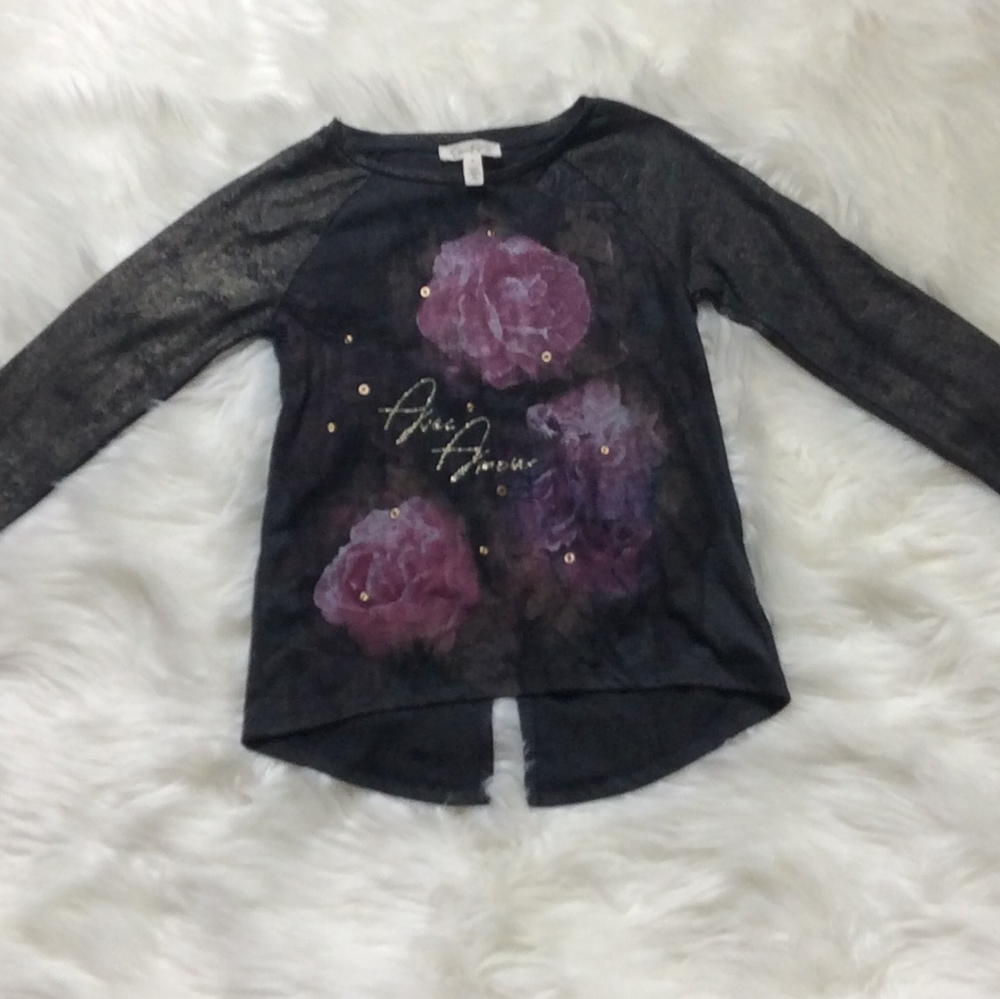Jessica Simpson Brand Floral Shirt